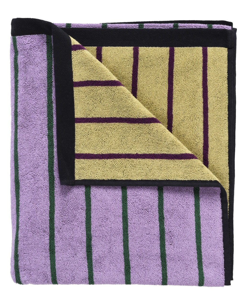 Charly Lilas - Telo bagno maxi in cotone bio, 100 X 160