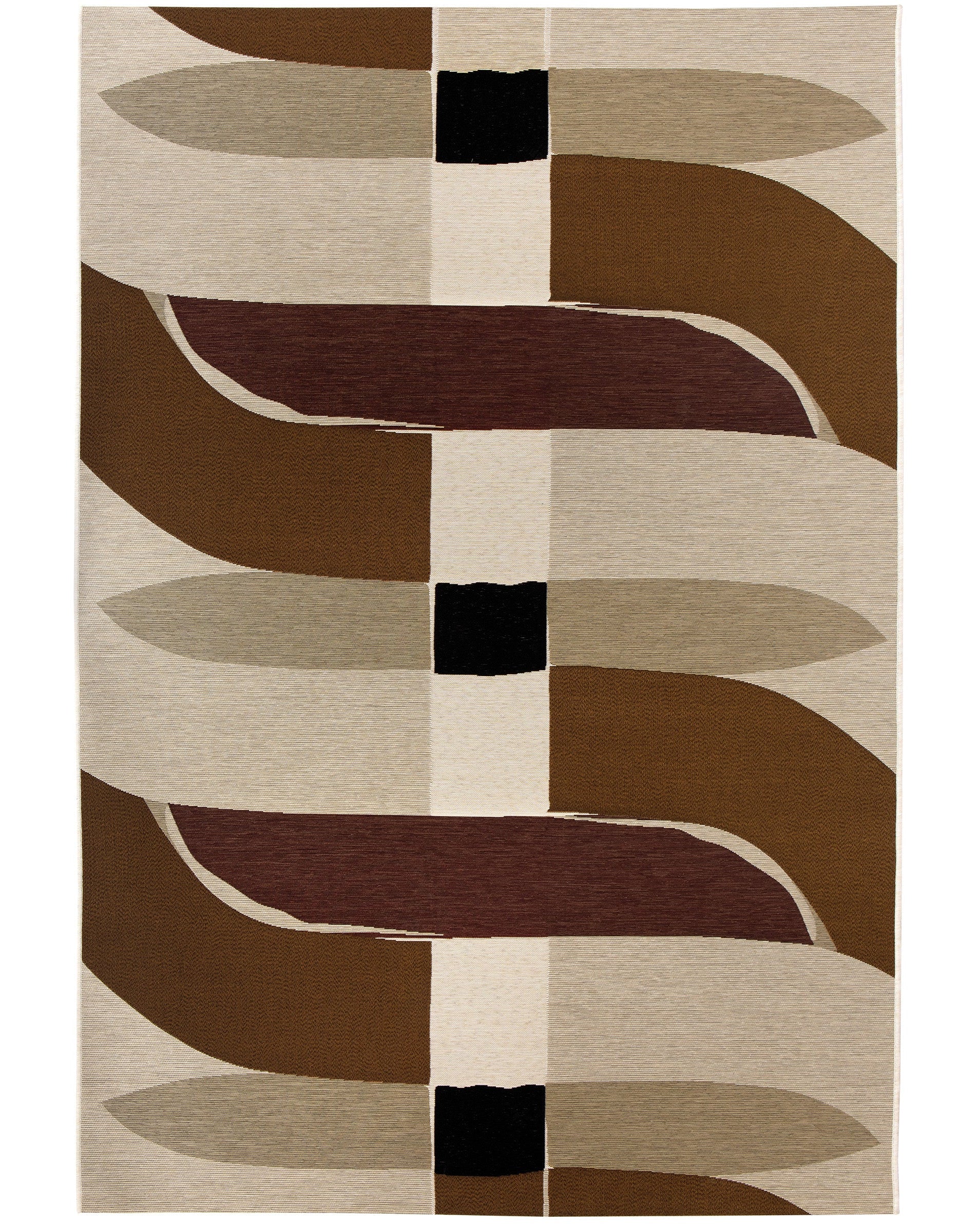 Kalia - Tappeto da esterno marrone, 160 X 230