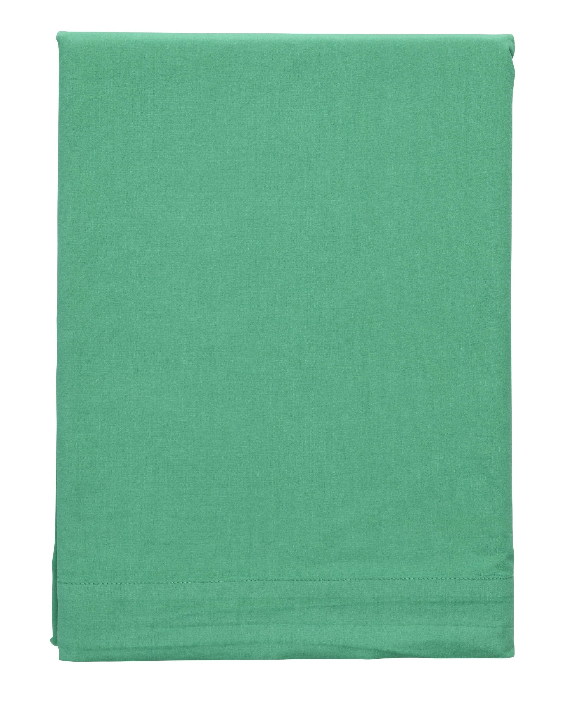 Céleste - Lenzuolo in cotone bio verde, 260 X 310