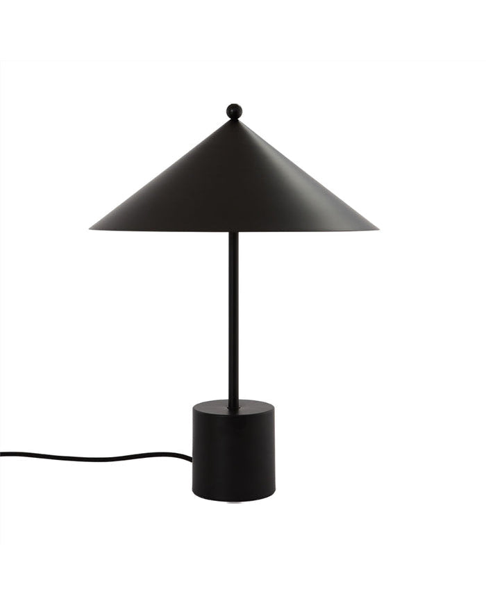 Kasa - Lampada da tavolo in acciaio nero