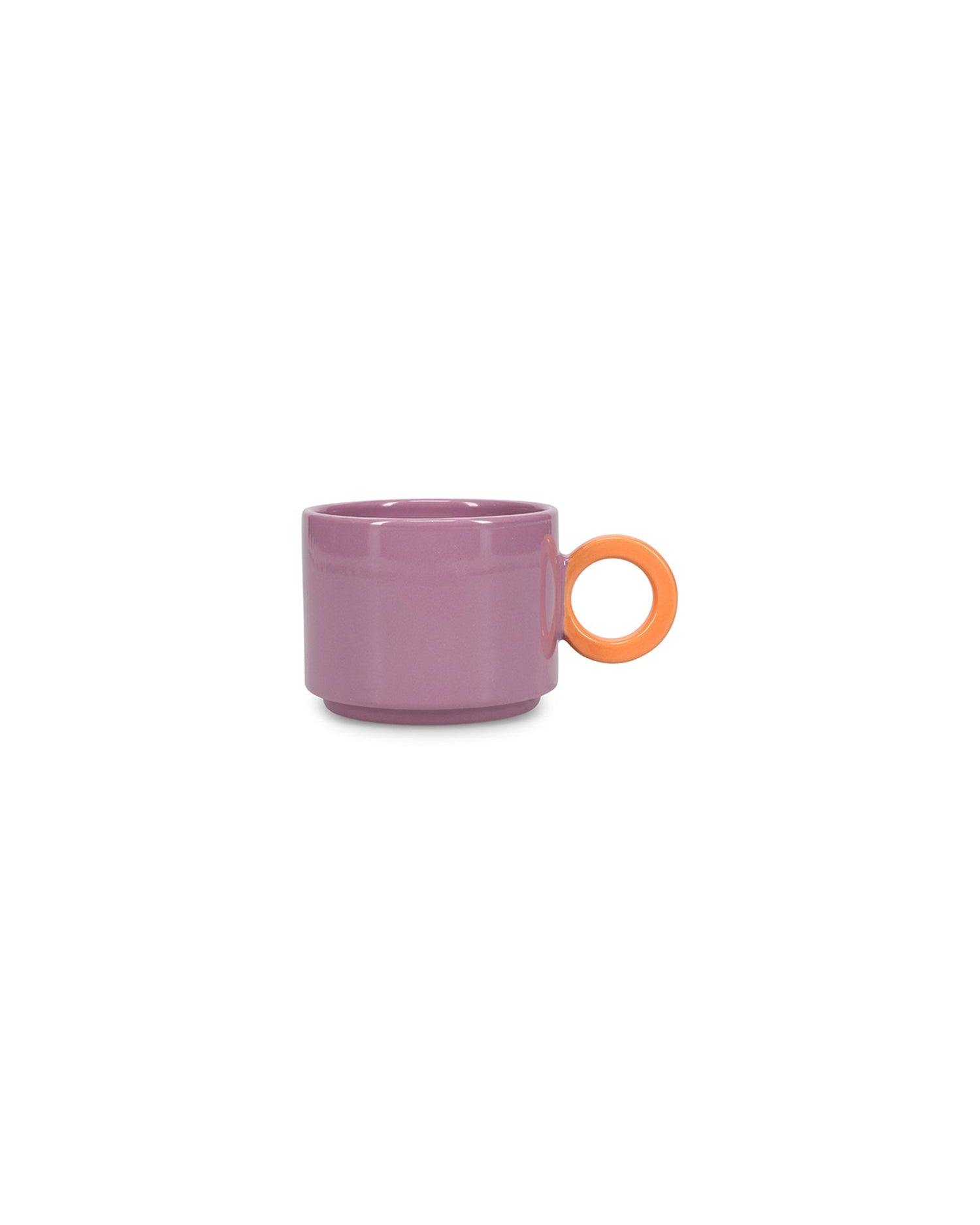 Lou - Tazza bicolore viola e arancione, 28 cl