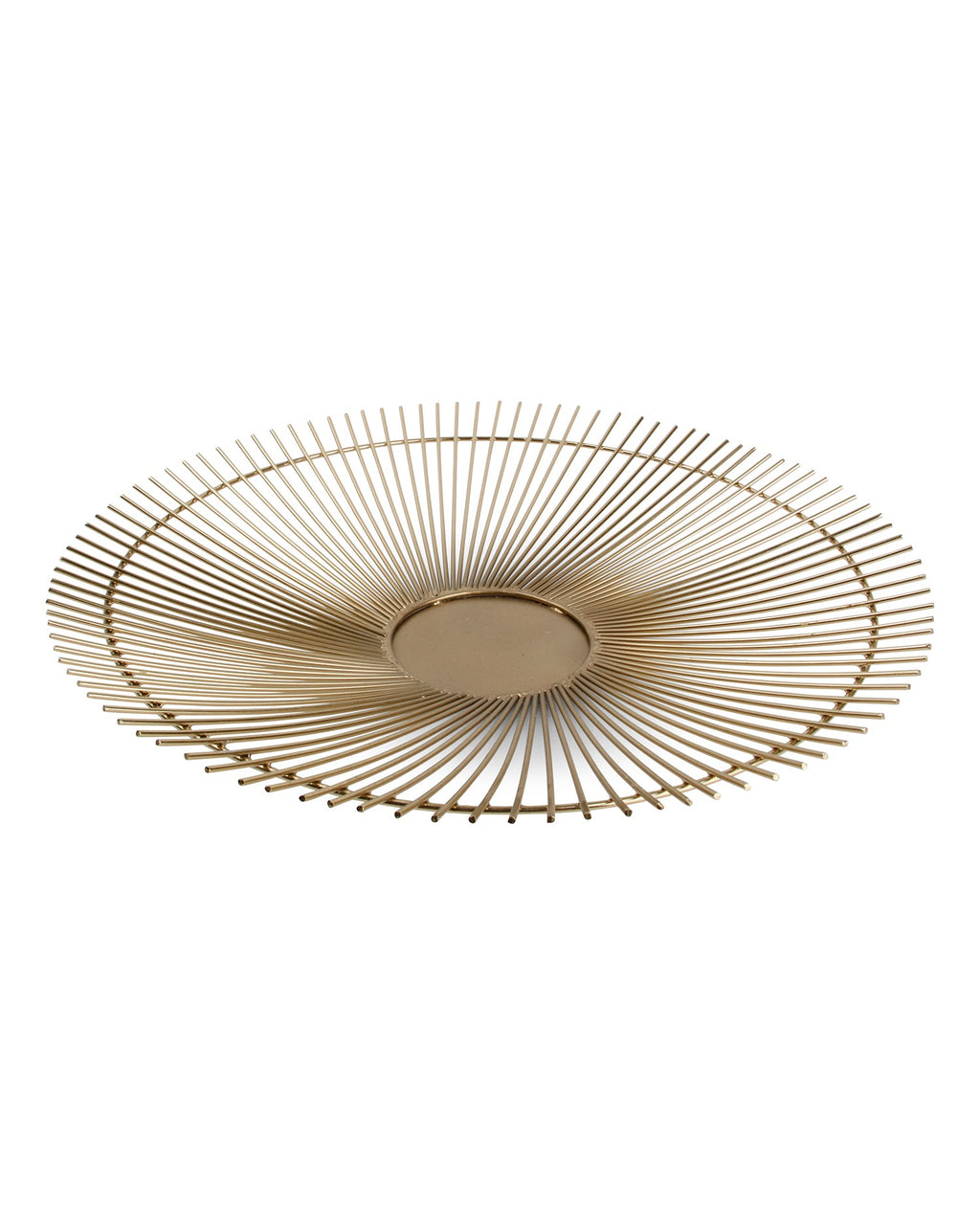 Iris - Svuota tasche in filo metallico dorato