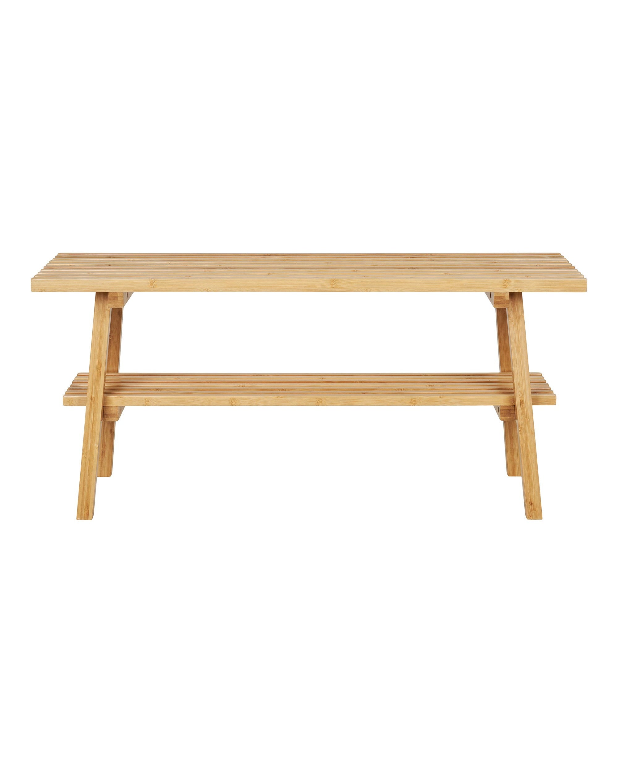 Ember - Panca in bambù, naturale 70x28x45