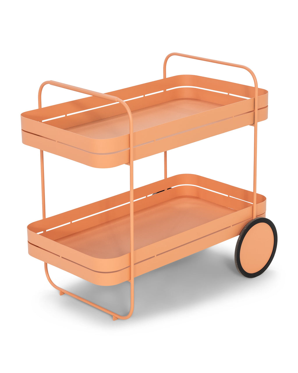 Gin e trolley - carrello bar in metallo color terracotta