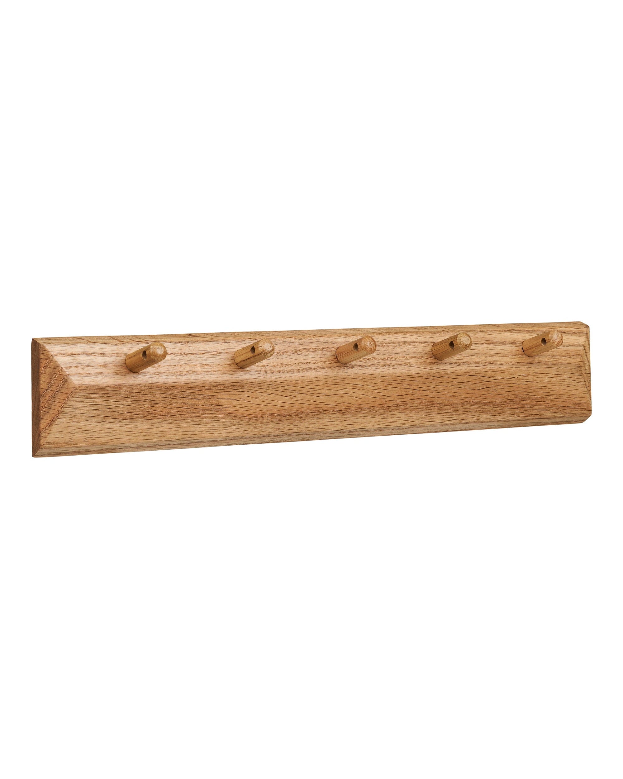 Barco - appendiabiti con 5 ganci, rovere 50x8,5 cm