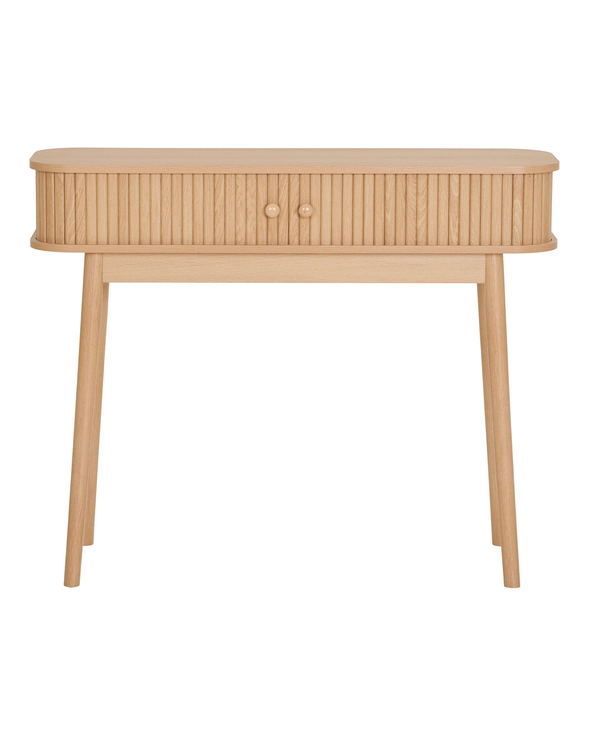 Nikko - Tavolo consolle, 2 ante, naturale 100x30x80 cm