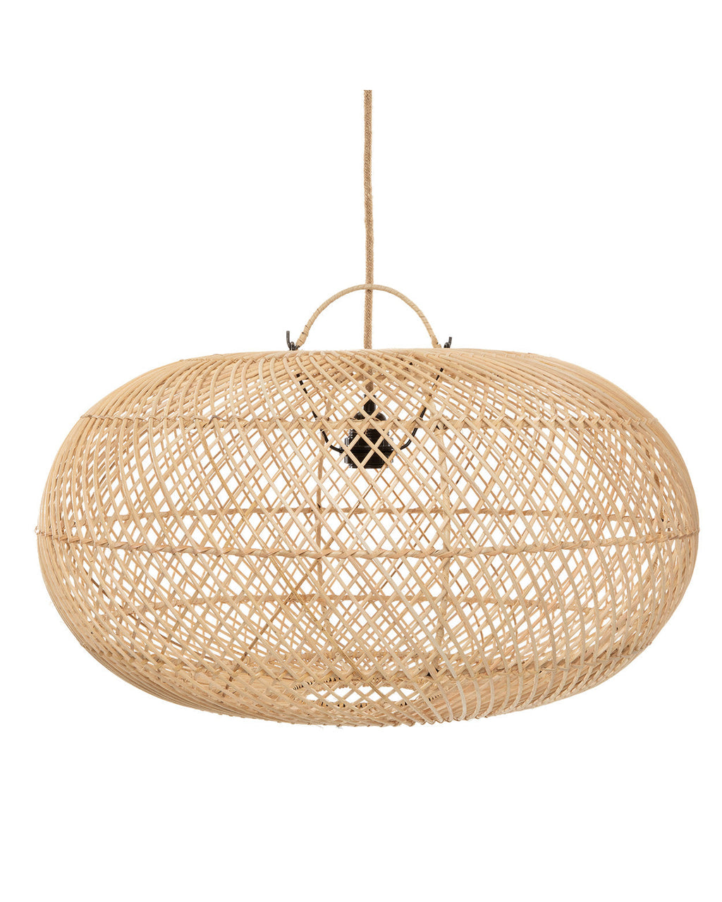 Wholly L - paralume in rattan per sospensione