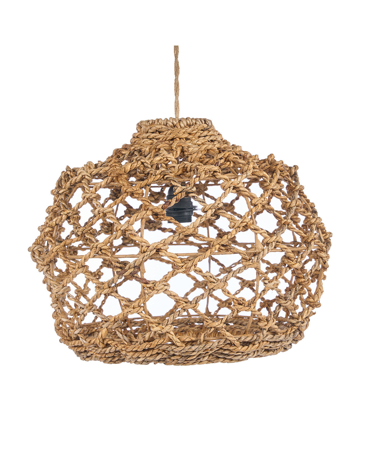 Banara L - Lampada a sospensione in foglie di banano