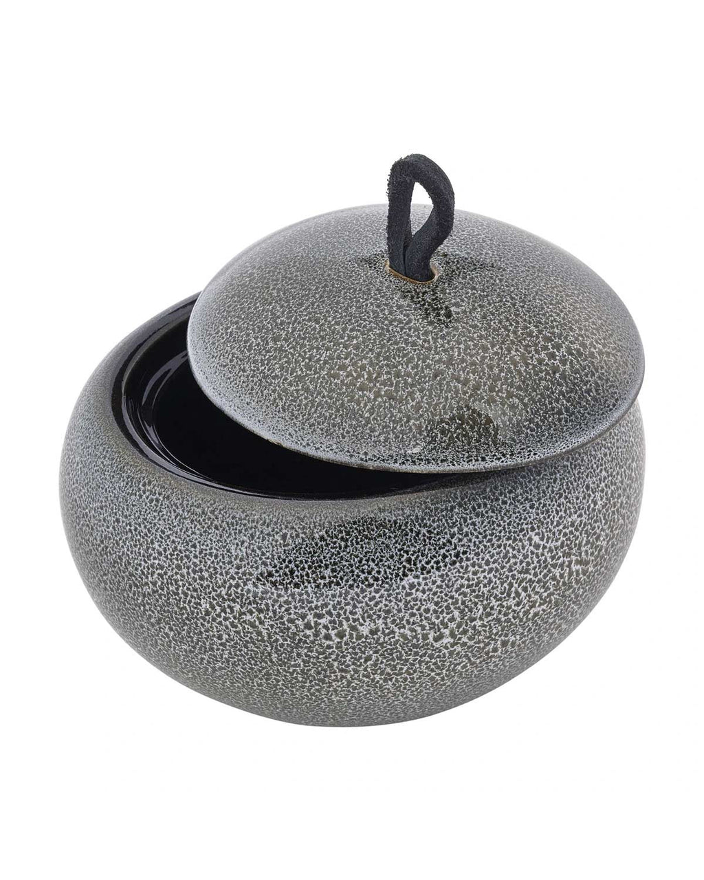 Ugo - Contenitore con coperchio nero