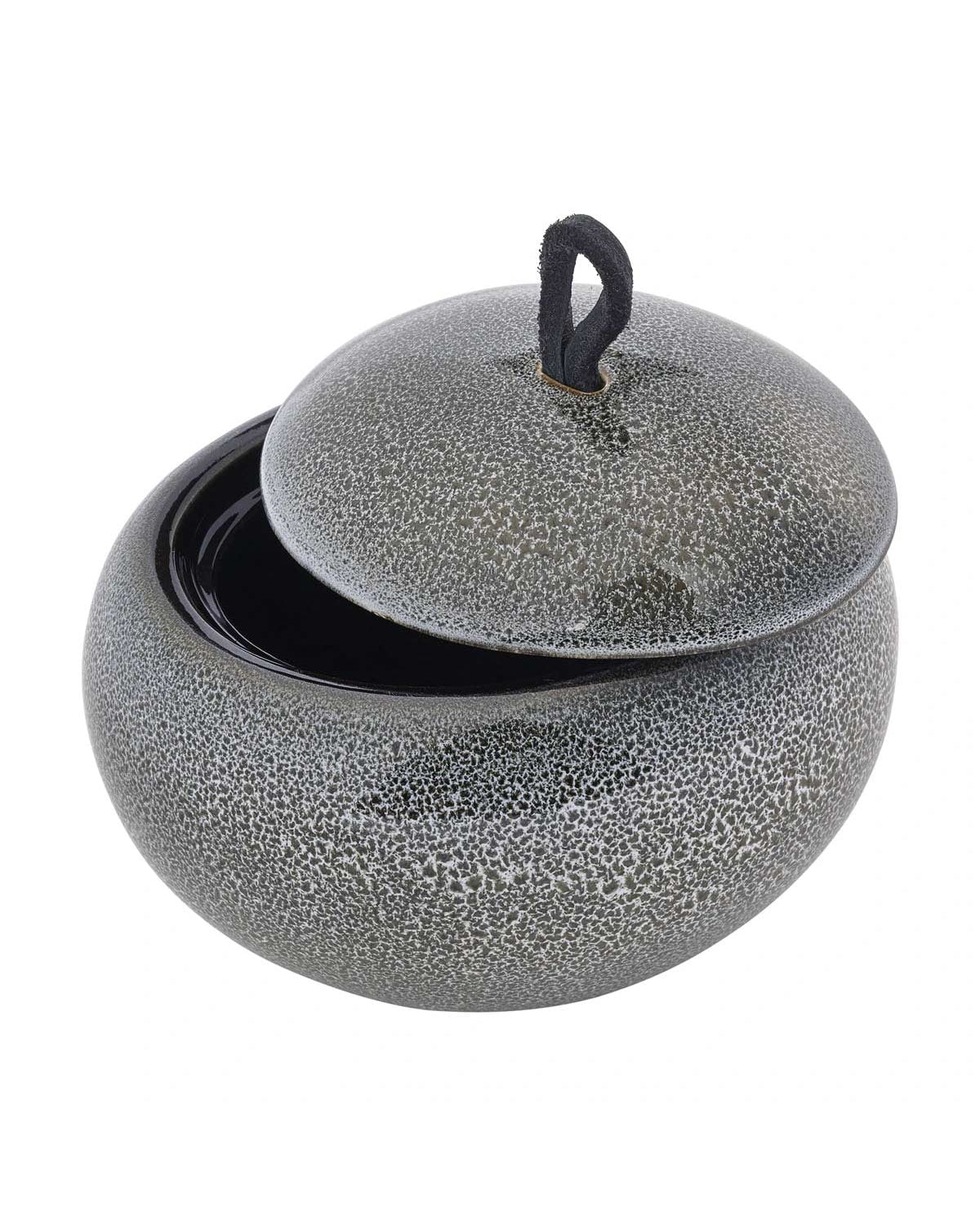 Ugo - Contenitore con coperchio nero