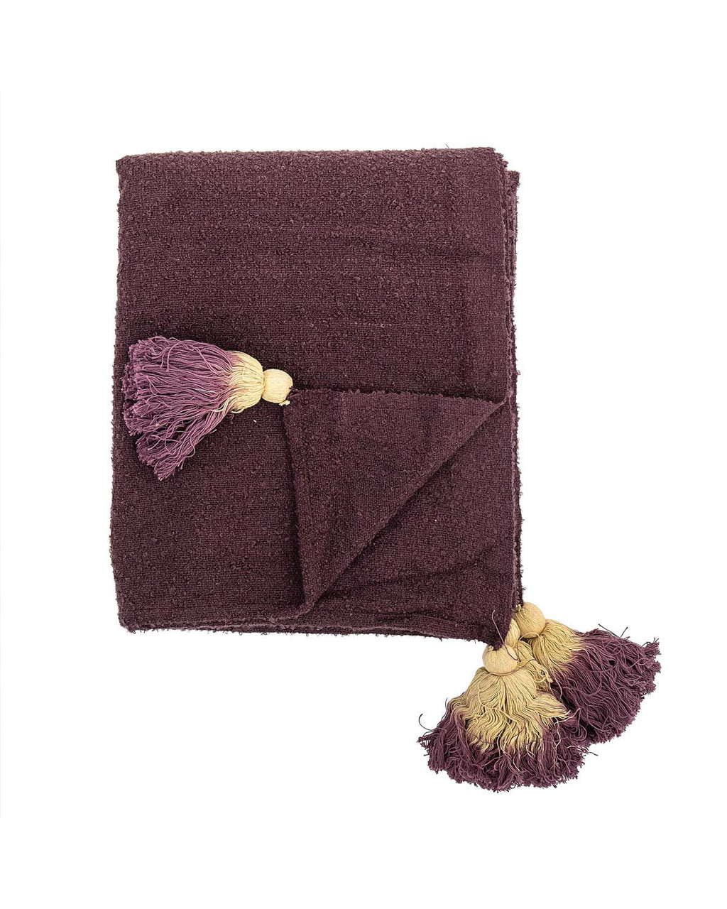 Cozy - plaid rosso porpora