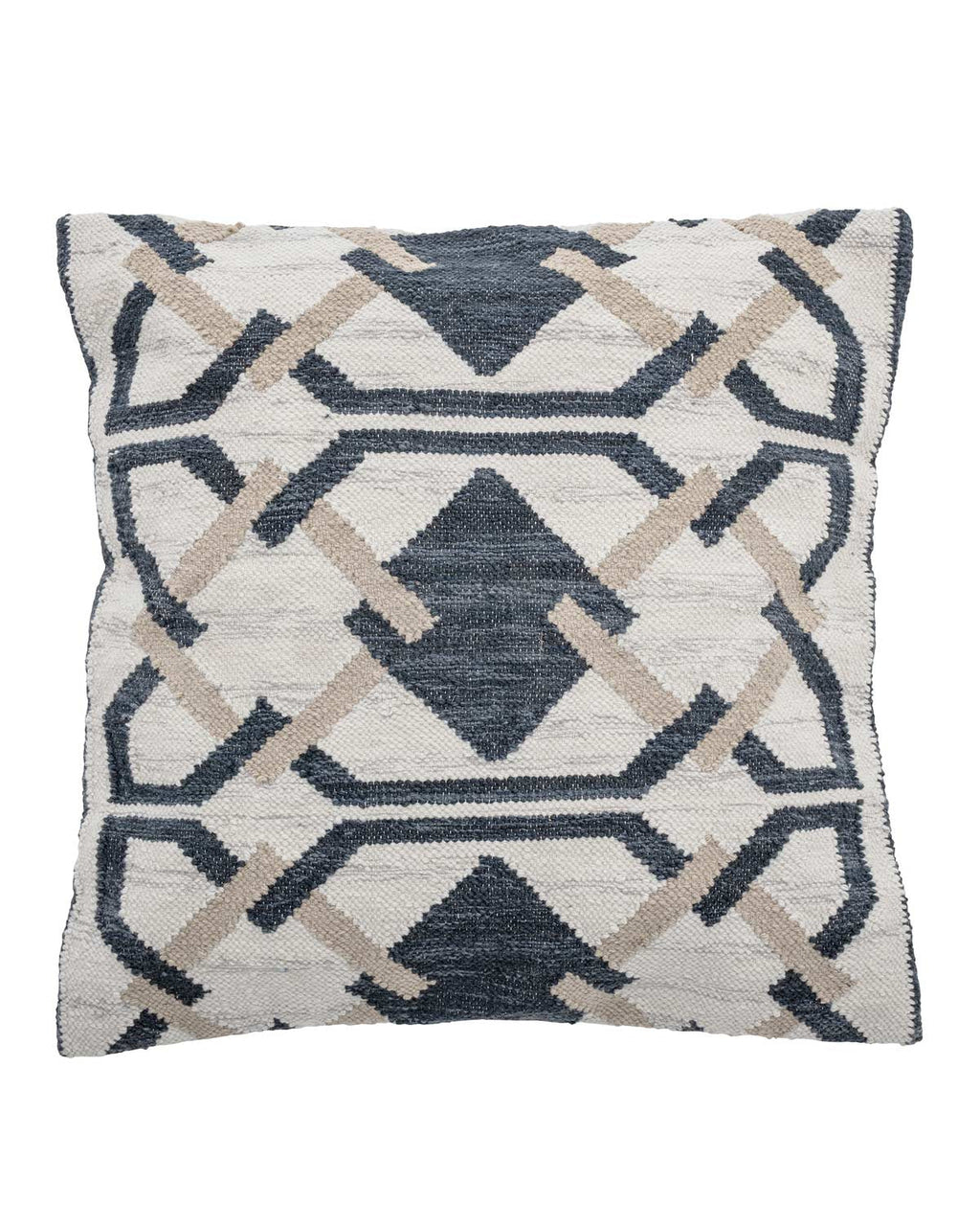 Nordic - Cuscino da terra, fantasia geometrica blu