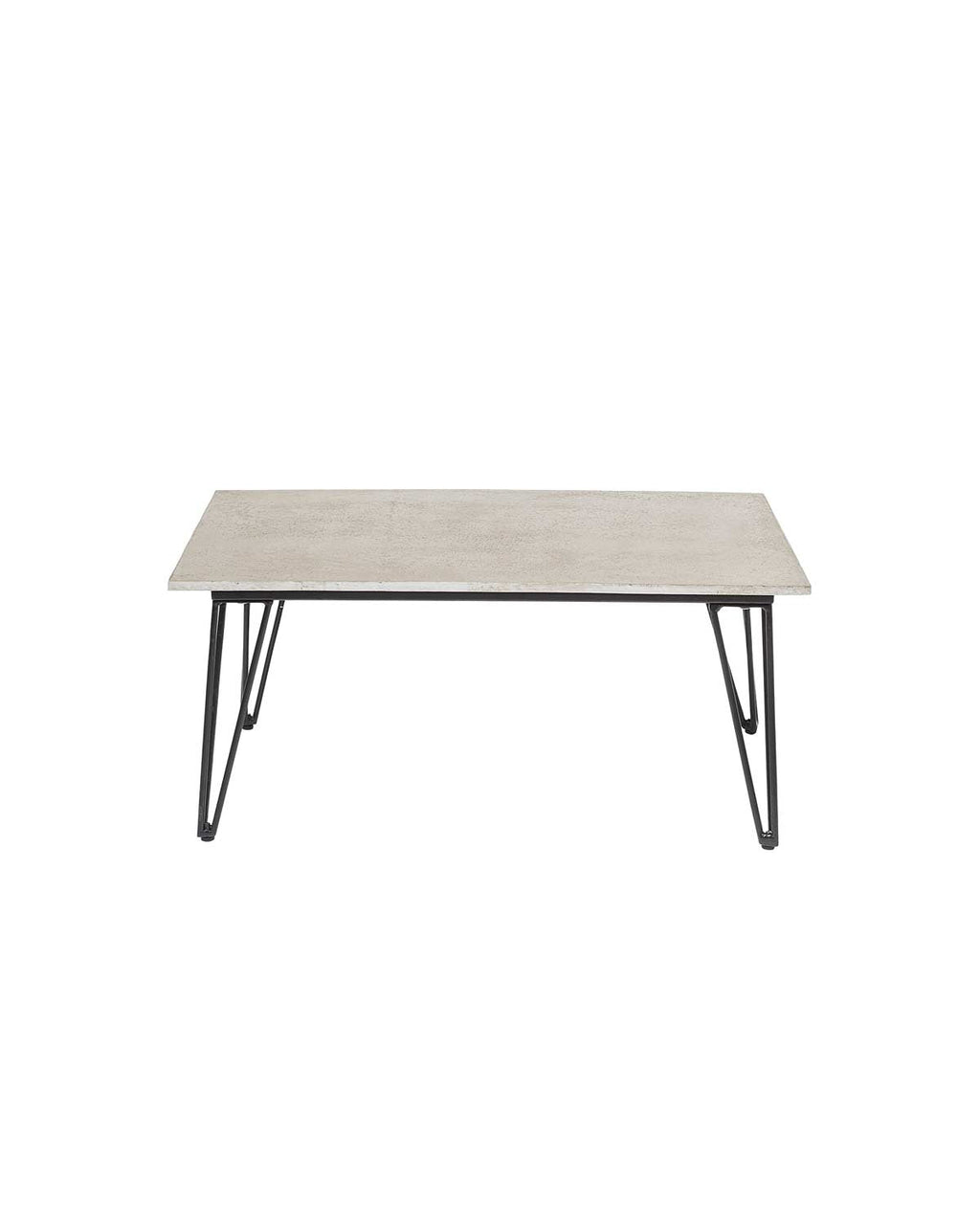 Mundo - coffee table con top in cemento