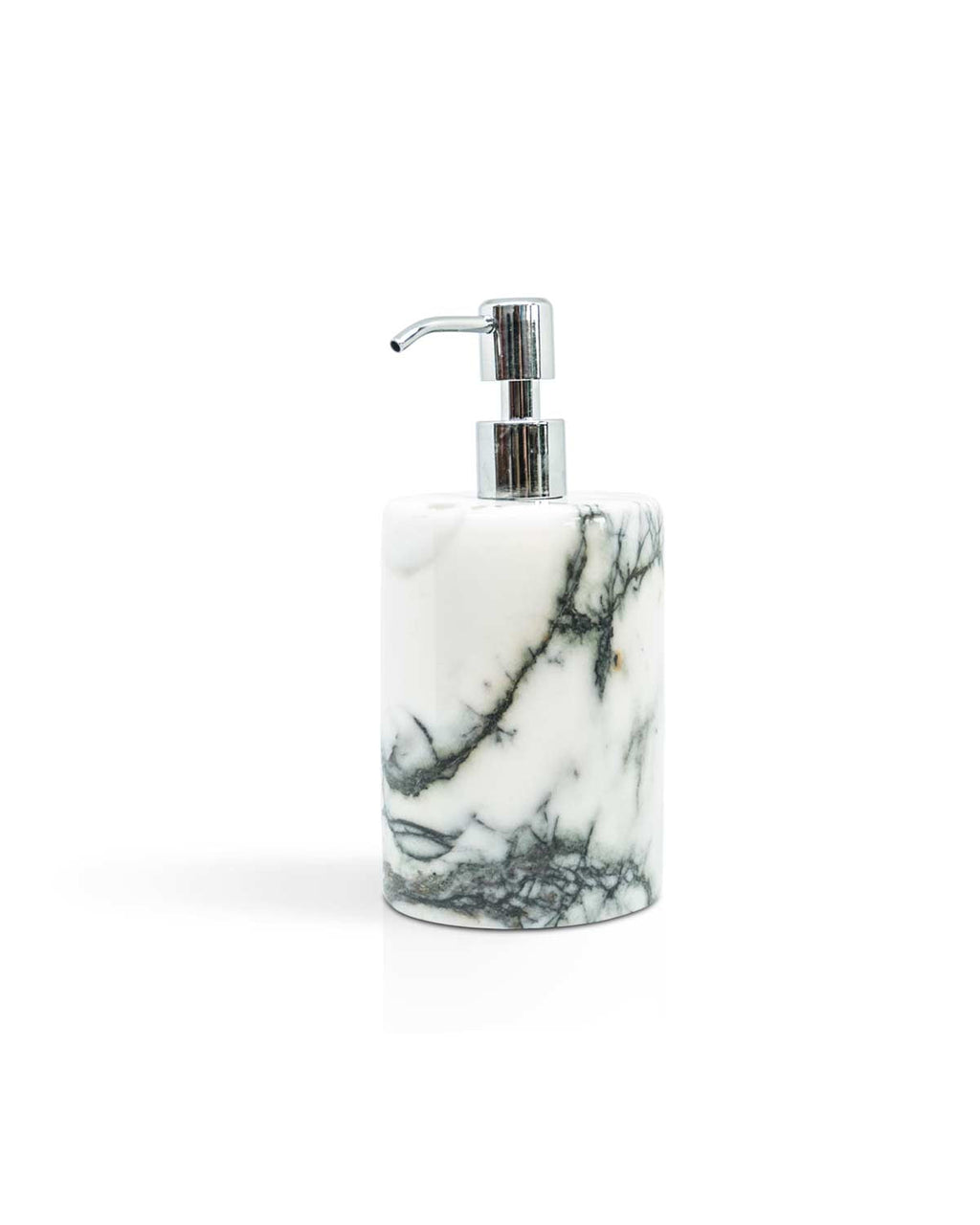 Rounded - Dispenser sapone in marmo Paonazzo