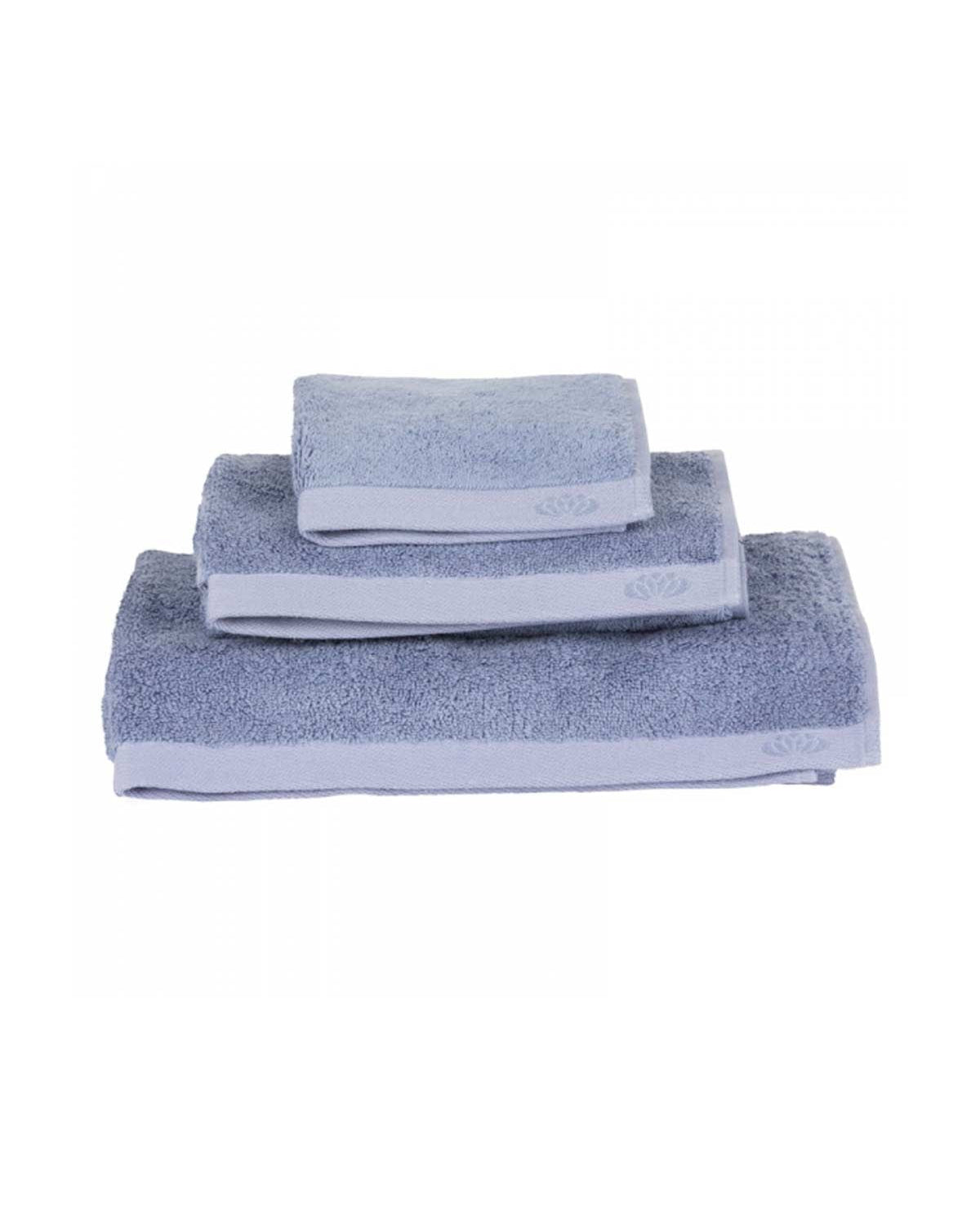 Botanic Deluxe - Asciugamano blu pioggia