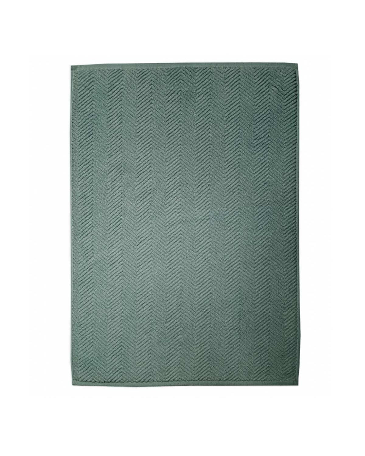 Ocean - Tappeto in cotone verde pino