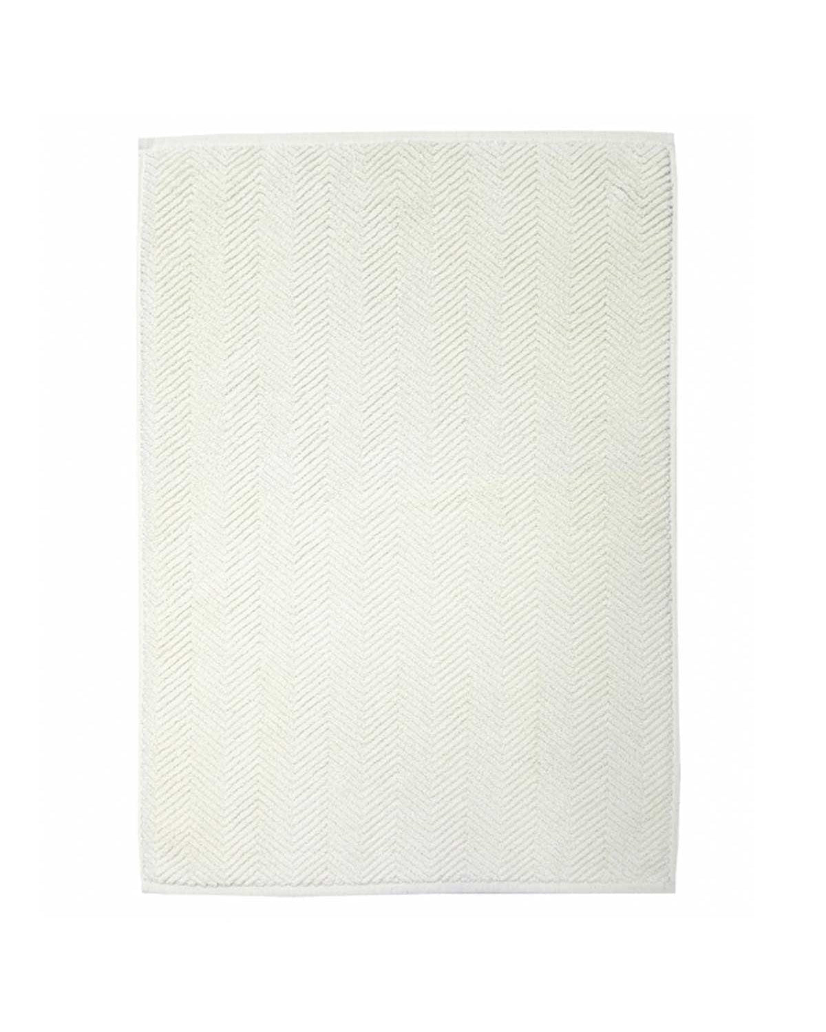 Ocean - Tappeto in cotone bianco crema