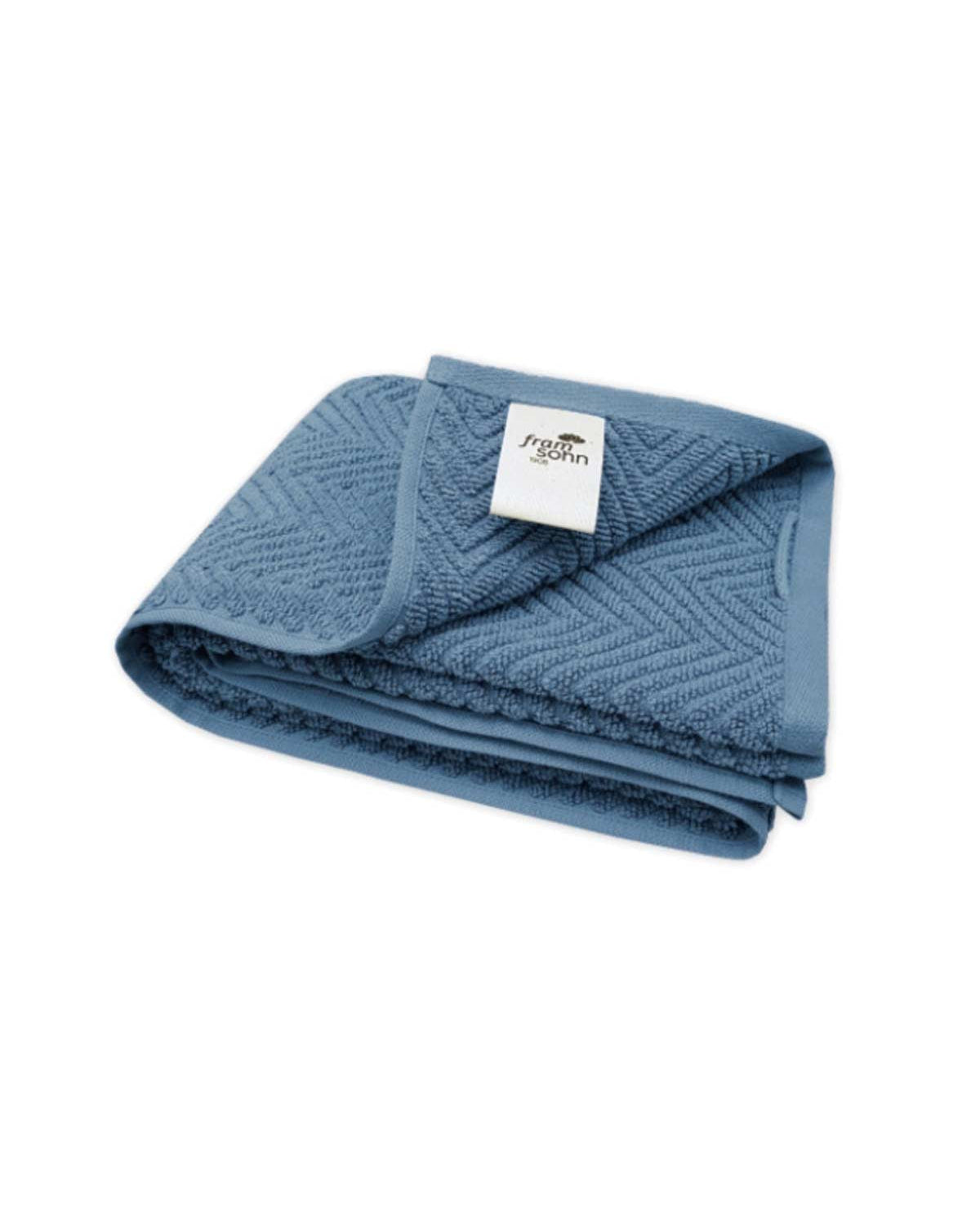 Ocean - asciugamano in cotone biologico blu Niagara