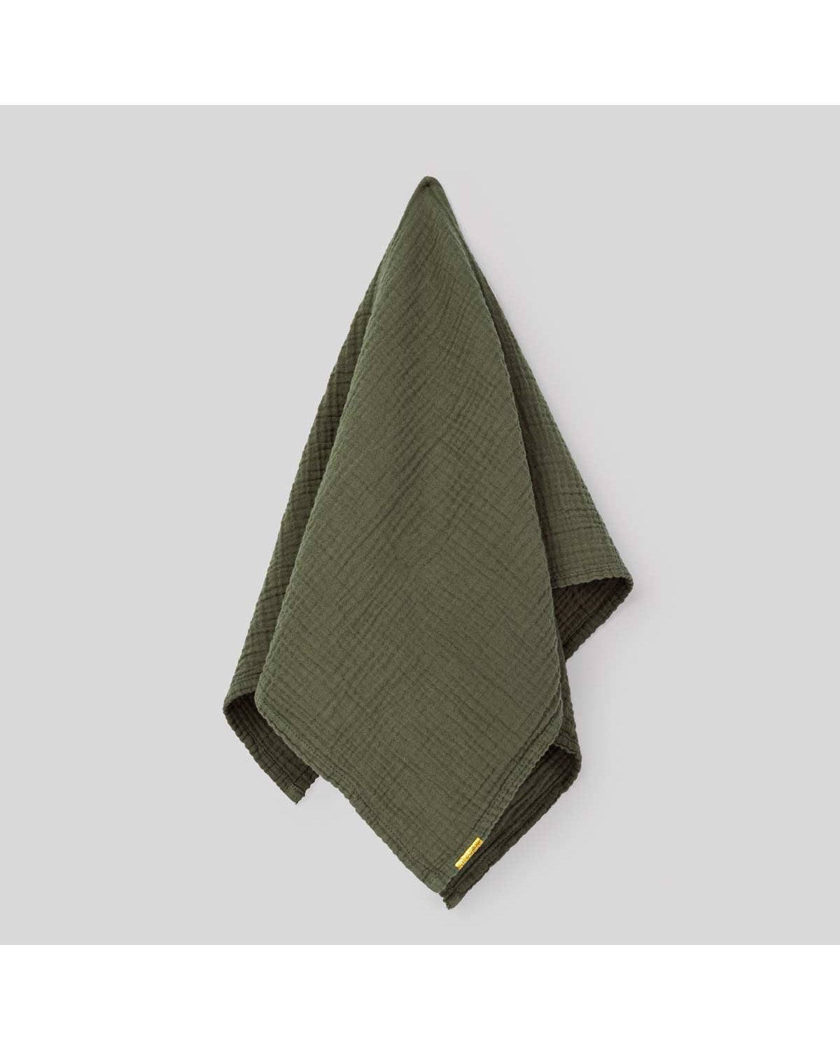 Canovaccio in garza di cotone verde cappero