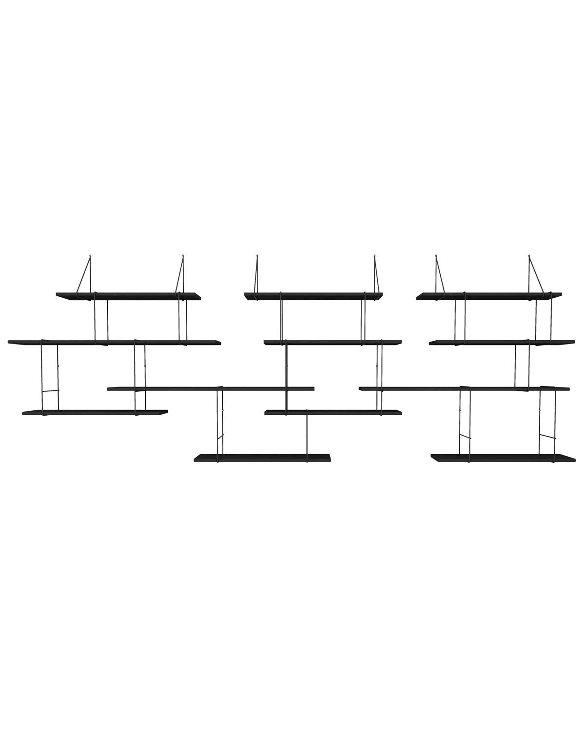 Link TRIO - libreria frassino tinto nero