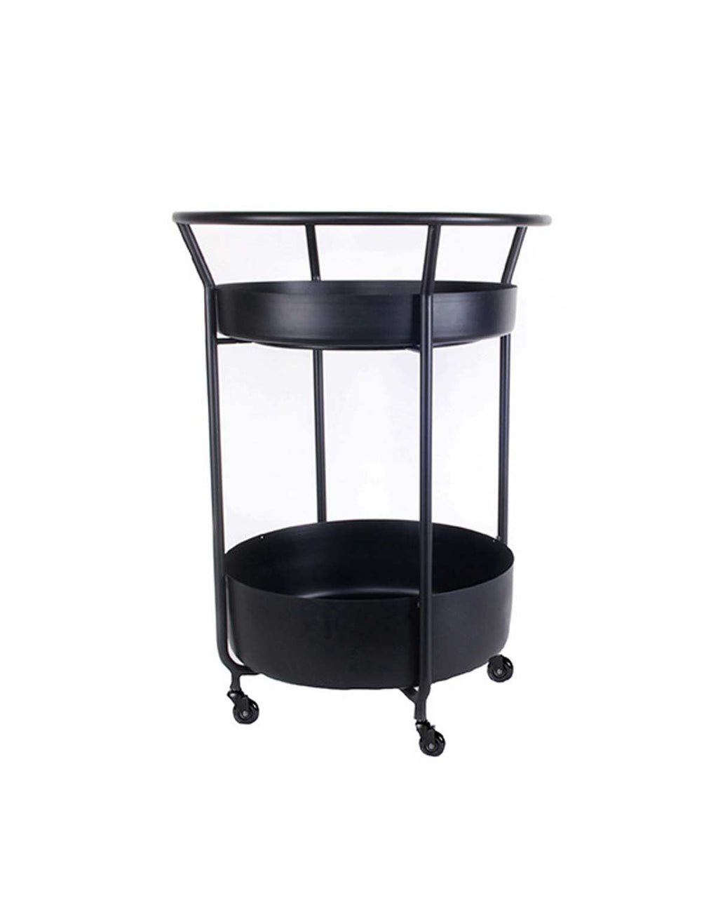 Corona - carrello bar nero