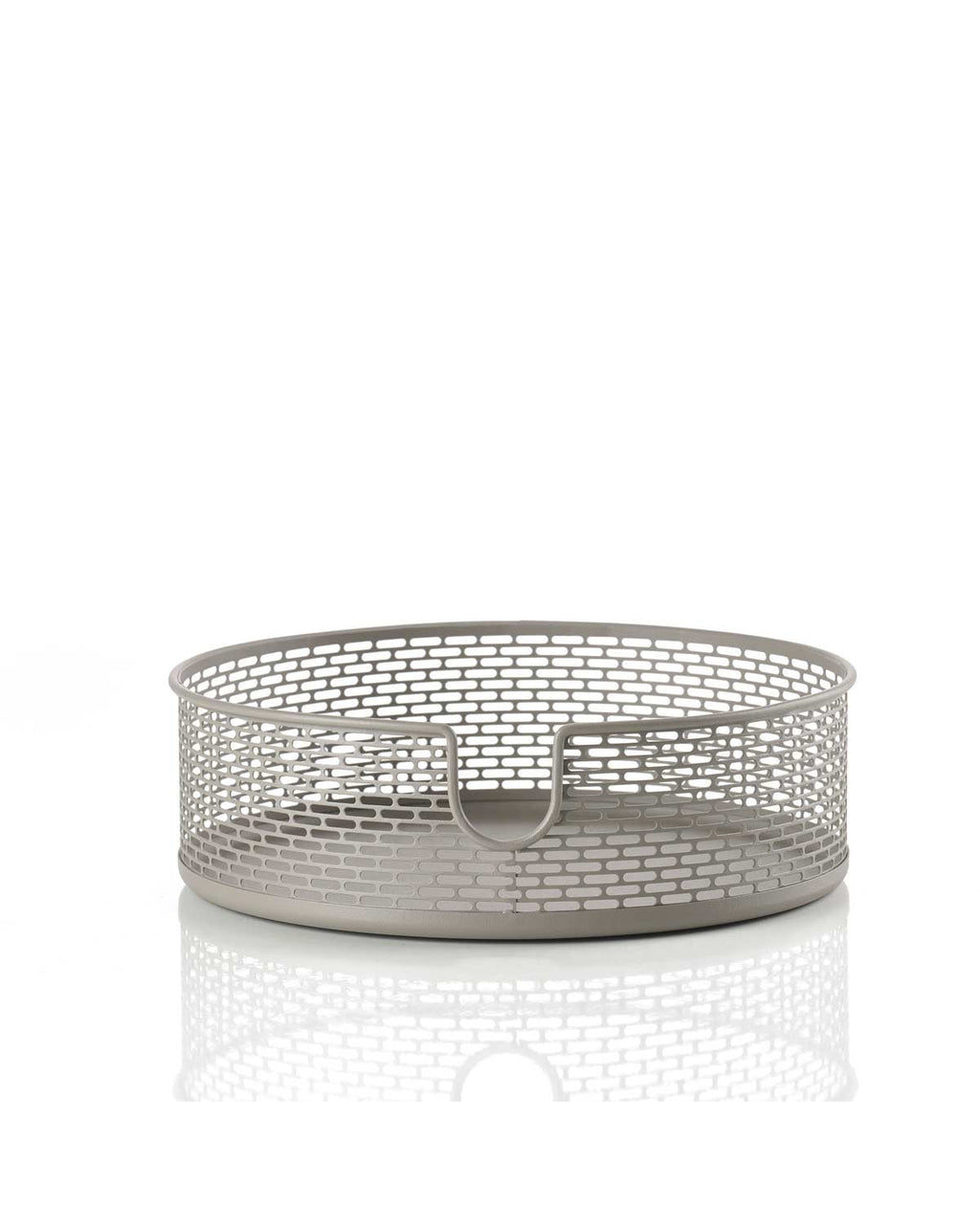 Neu - cestino in metallo tortora