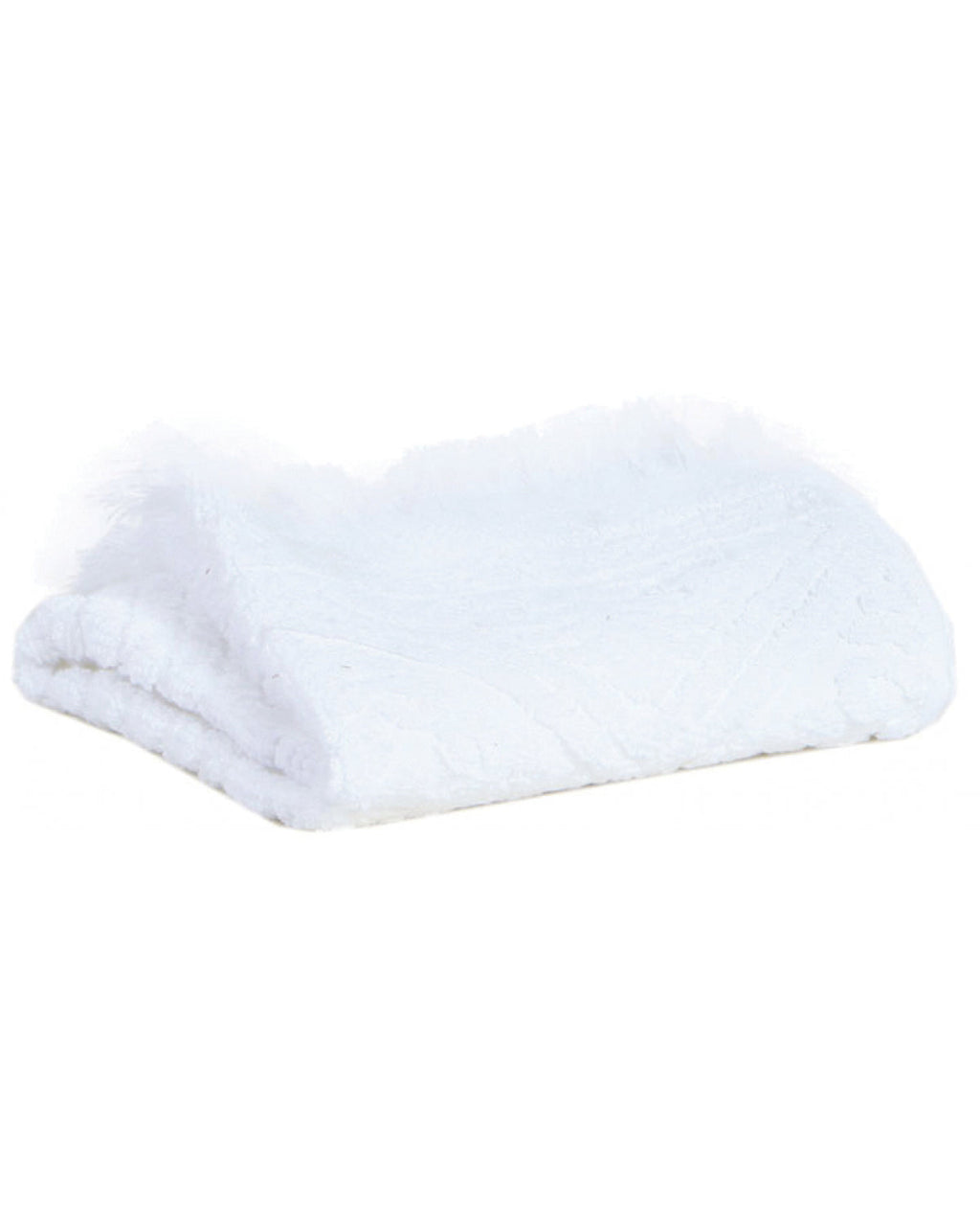 Zoe - Asciugamano viso bianco neve 50 X 100