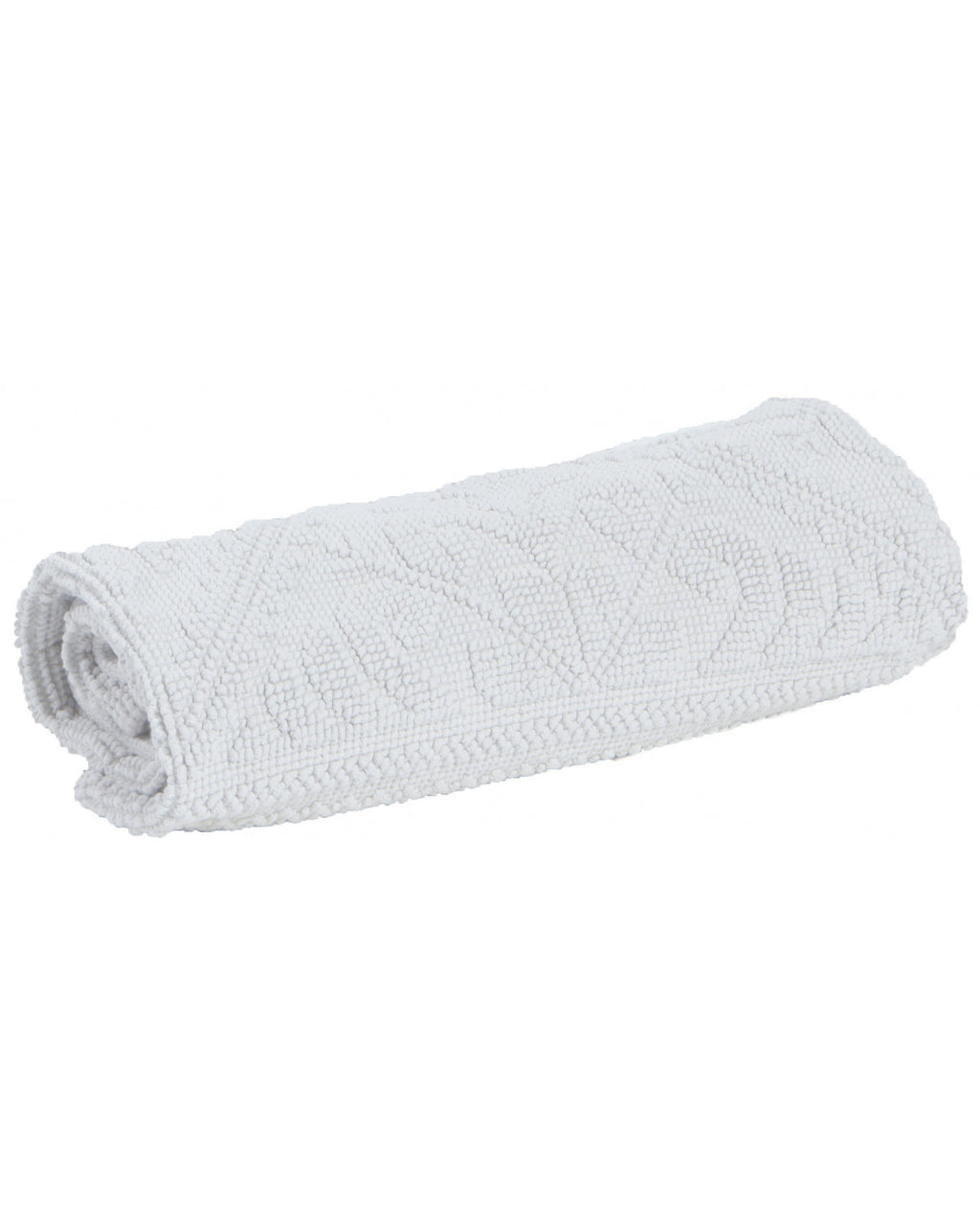 Enzo - Tappeto bianco neve 54 X 64