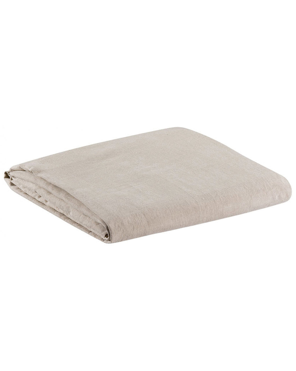 Zeff - Lenzuolo con angoli in lino Stonewashed tinta naturale, 160 X 200 X 30