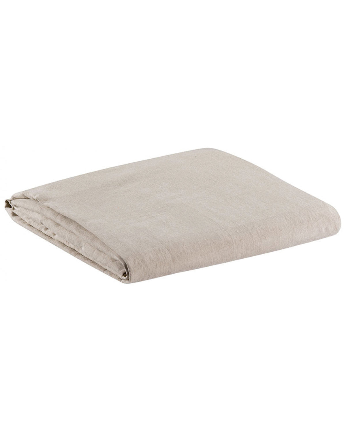 Zeff - Lenzuolo con angoli in lino Stonewashed tinta naturale, 160 X 200 X 30