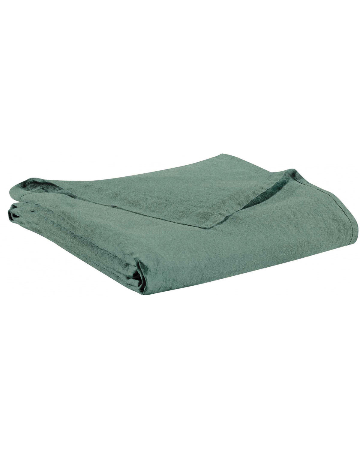 Zeff - Lenzuolo piatto in lino vert de gris, 240 X 300