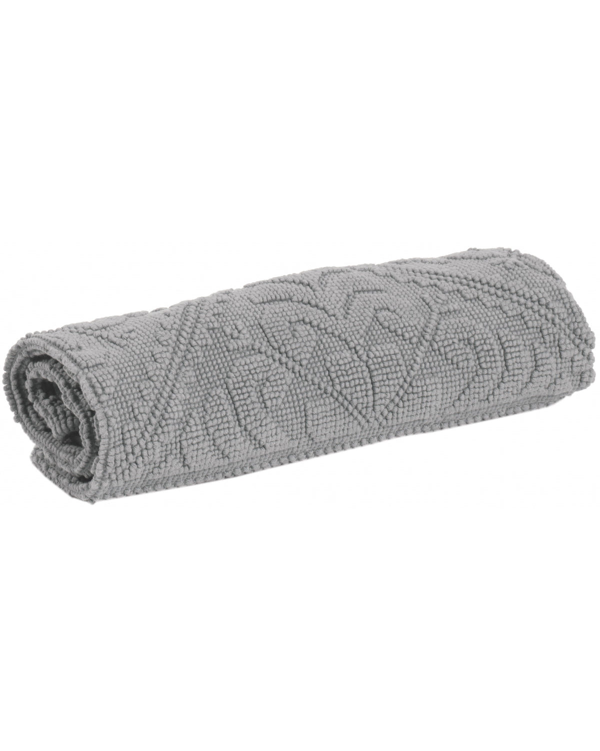 Enzo - Tappeto da bagno Stonewashed grigio 54 X 64