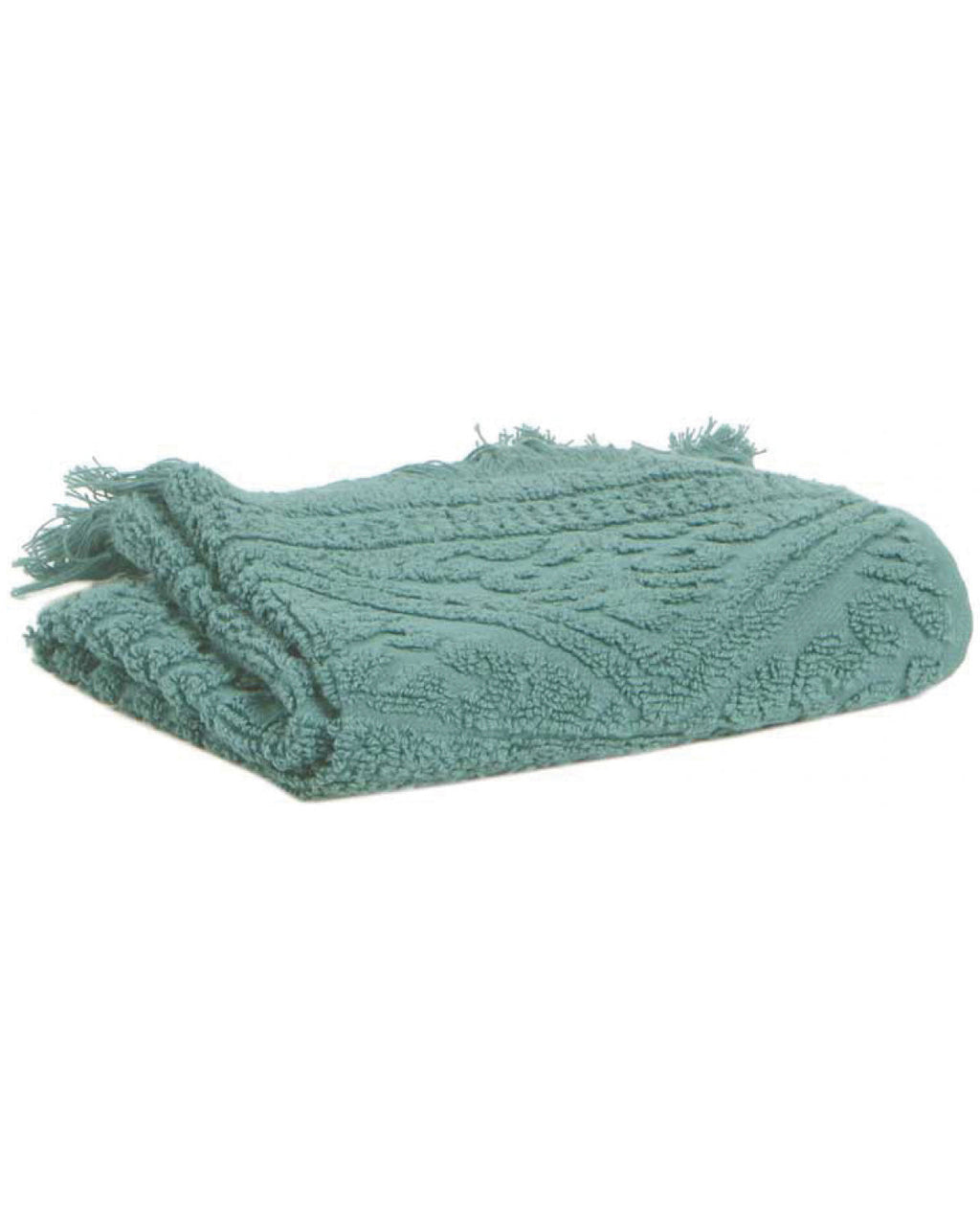 Zoe - Asciugamano viso verde grigio 50 X 100