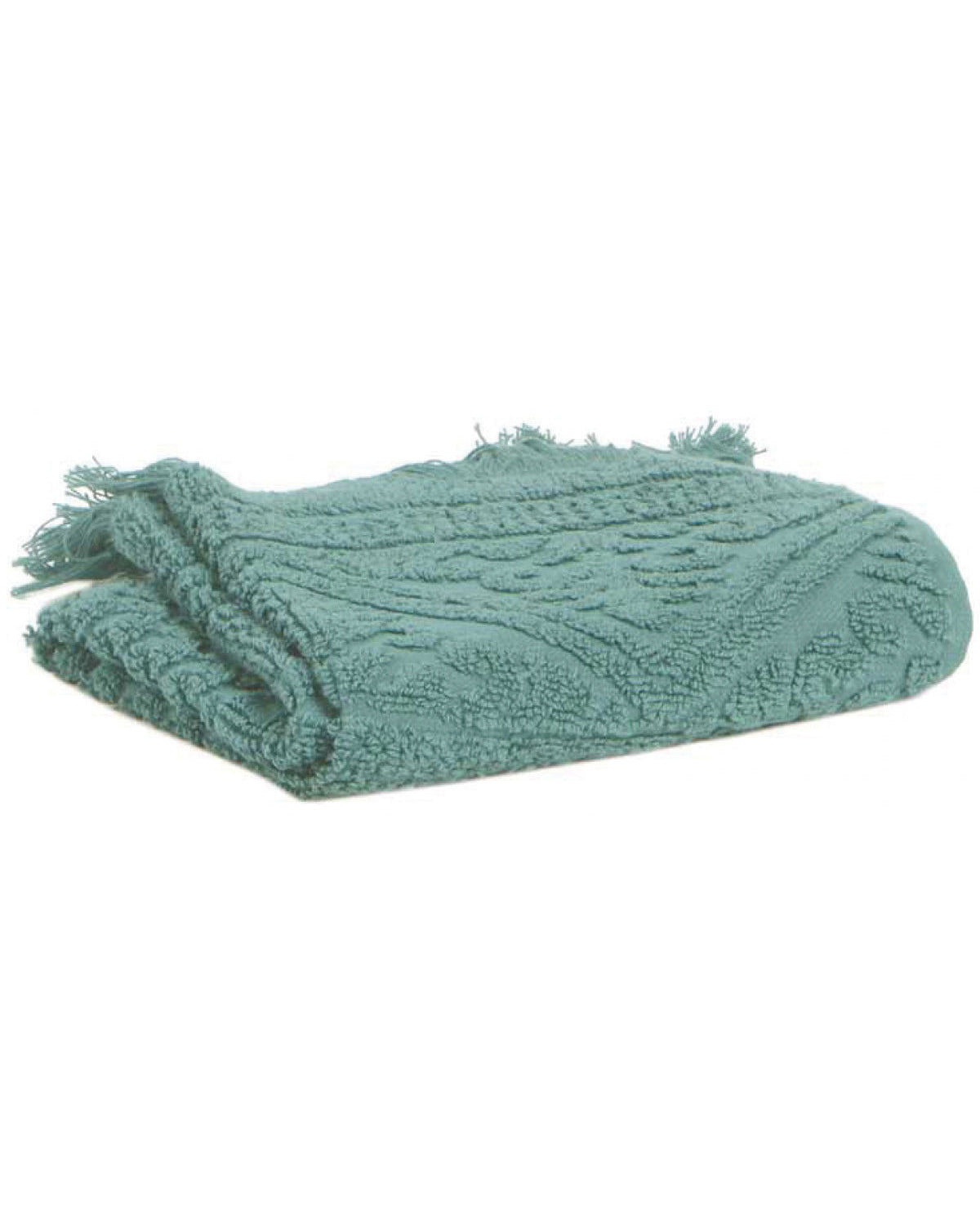 Zoe - Asciugamano viso verde grigio 50 X 100