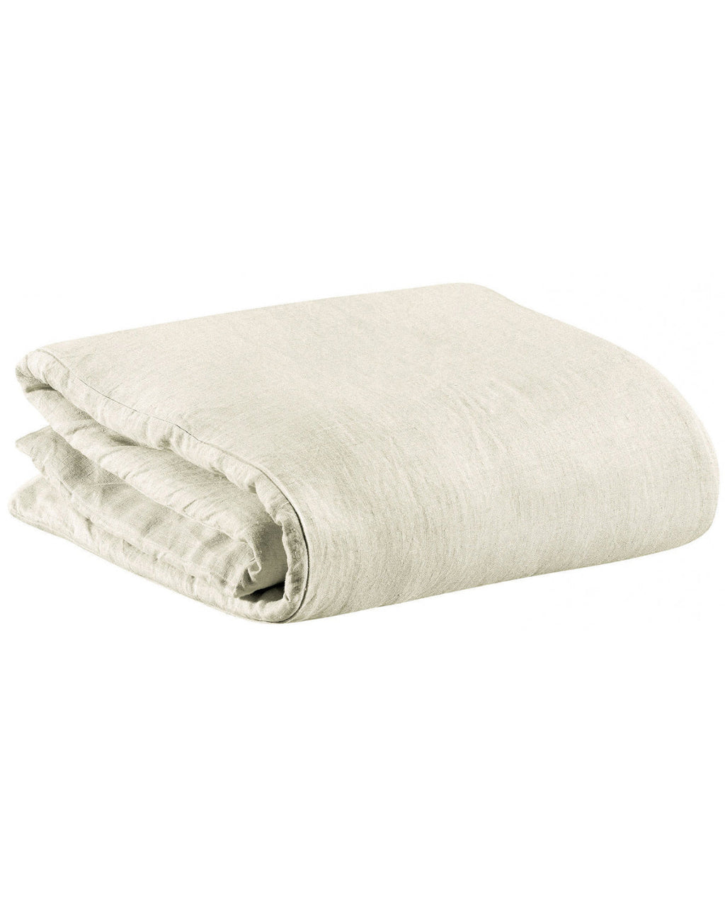 Zeff - Copripiumino in lino stonewashed bianco gesso, 240 X 220