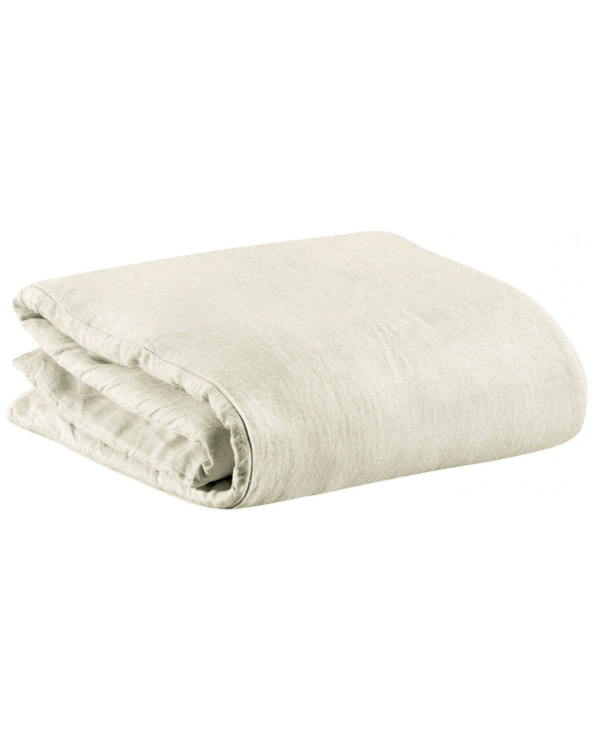 Zeff - Copripiumino in lino stonewashed bianco gesso, 240 X 220