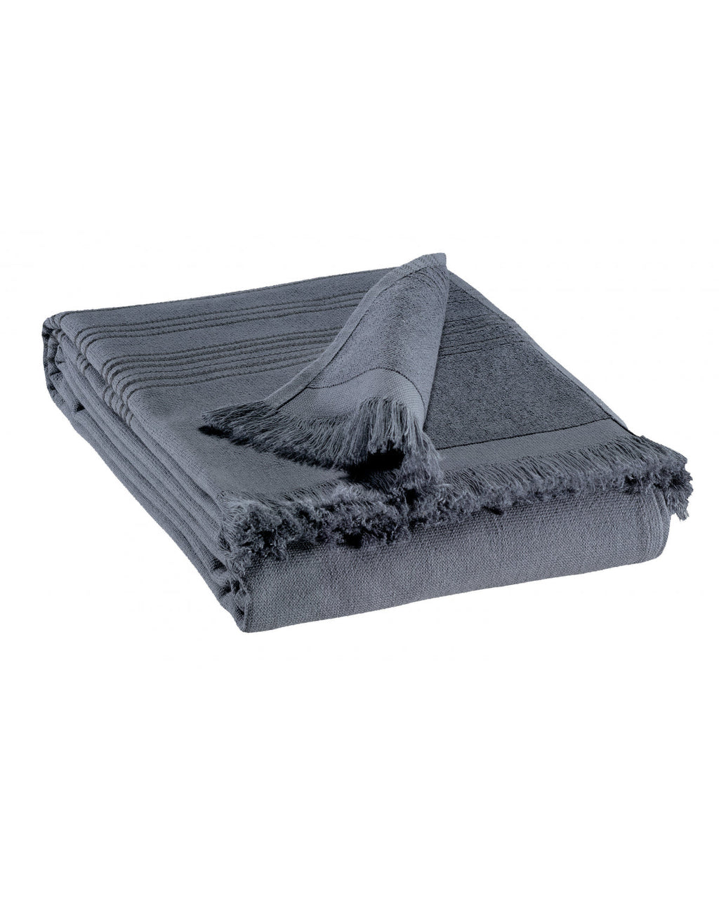 Cancun - Asciugamano Hammam grigio scuro 90 X 180