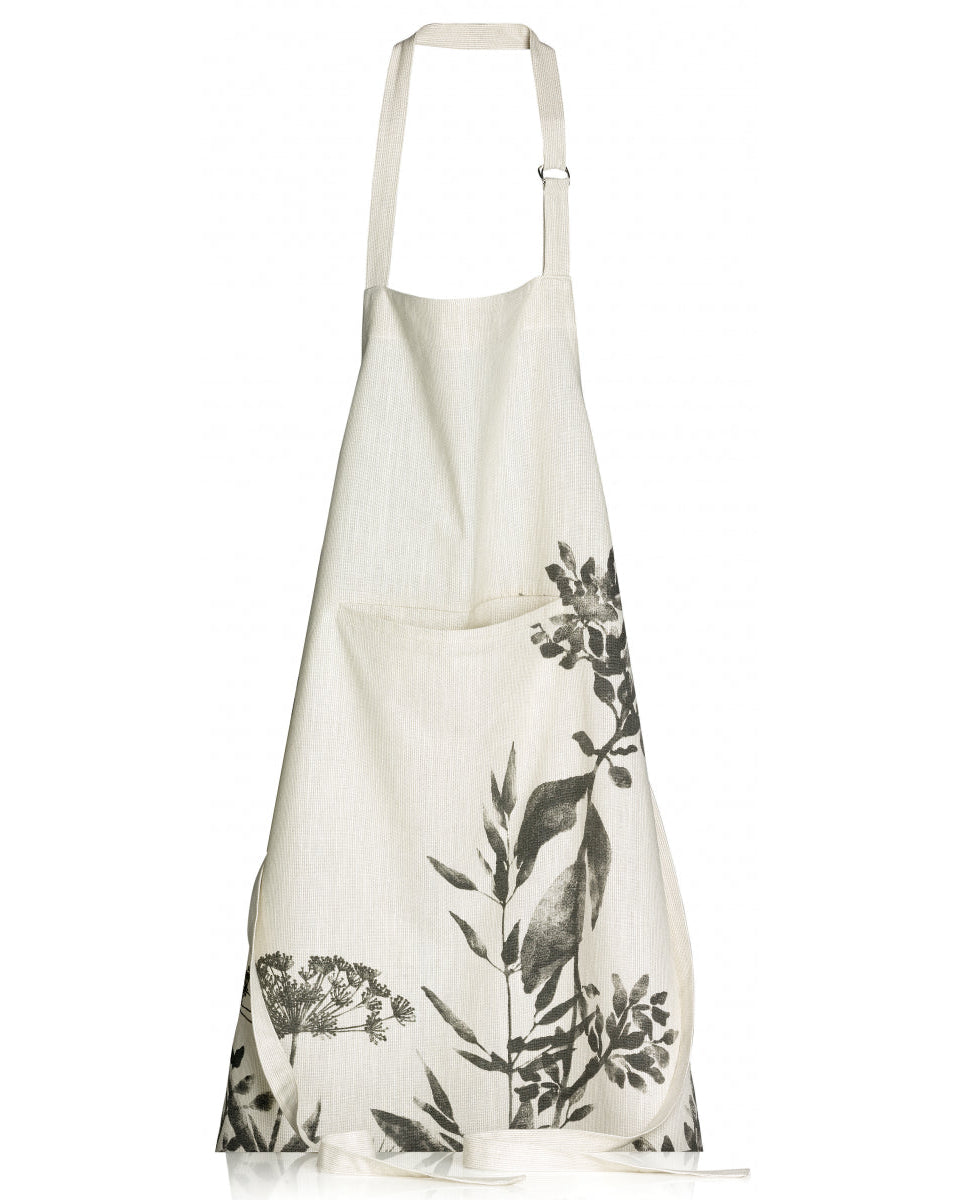 Isam - Grembiule a fiori in cotone, 80 X 85