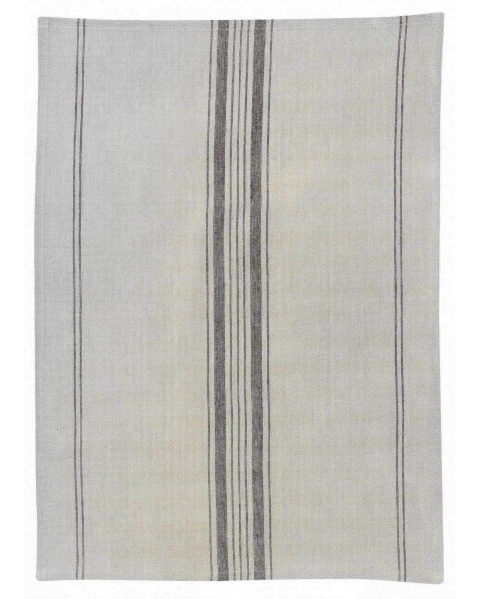 Kilia - Canovaccio da cucina a righe ecru, 50 X 70