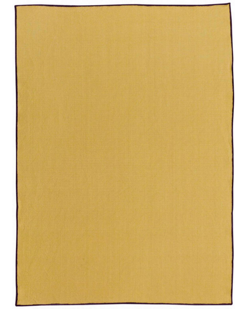 Isae - Asciugamano da cucina riciclato giallo, 50 X 70