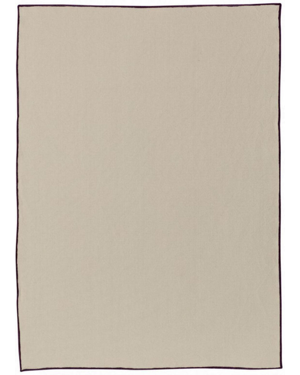 Isae - Asciugamano da cucina riciclato beige, 50 X 70