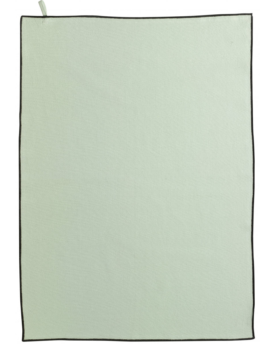 Isae - canovaccio da cucina riciclato, verde celadon 50 X 70
