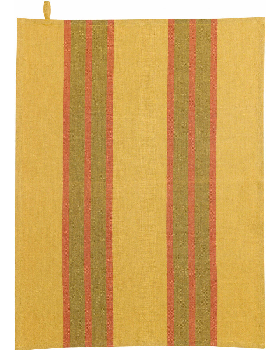 Yuna - strofinaccio in cotone riciclato Curry, 50 X 70