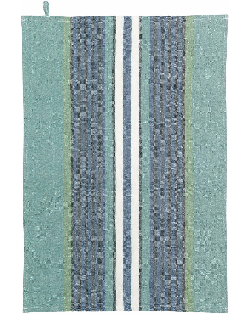 Yuna - strofinaccio  in cotone riciclato a righe, 50 X 70