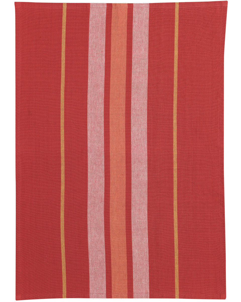 Yuna - strofinaccio in cotone riciclato, rosso 50 X 70