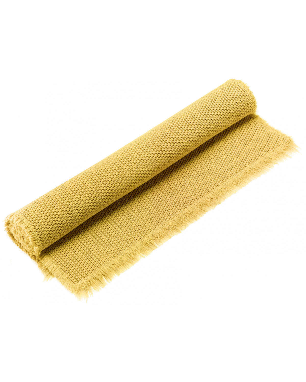 Elly - Tappeto da bagno Stonewashed giallo curry 54 X 110