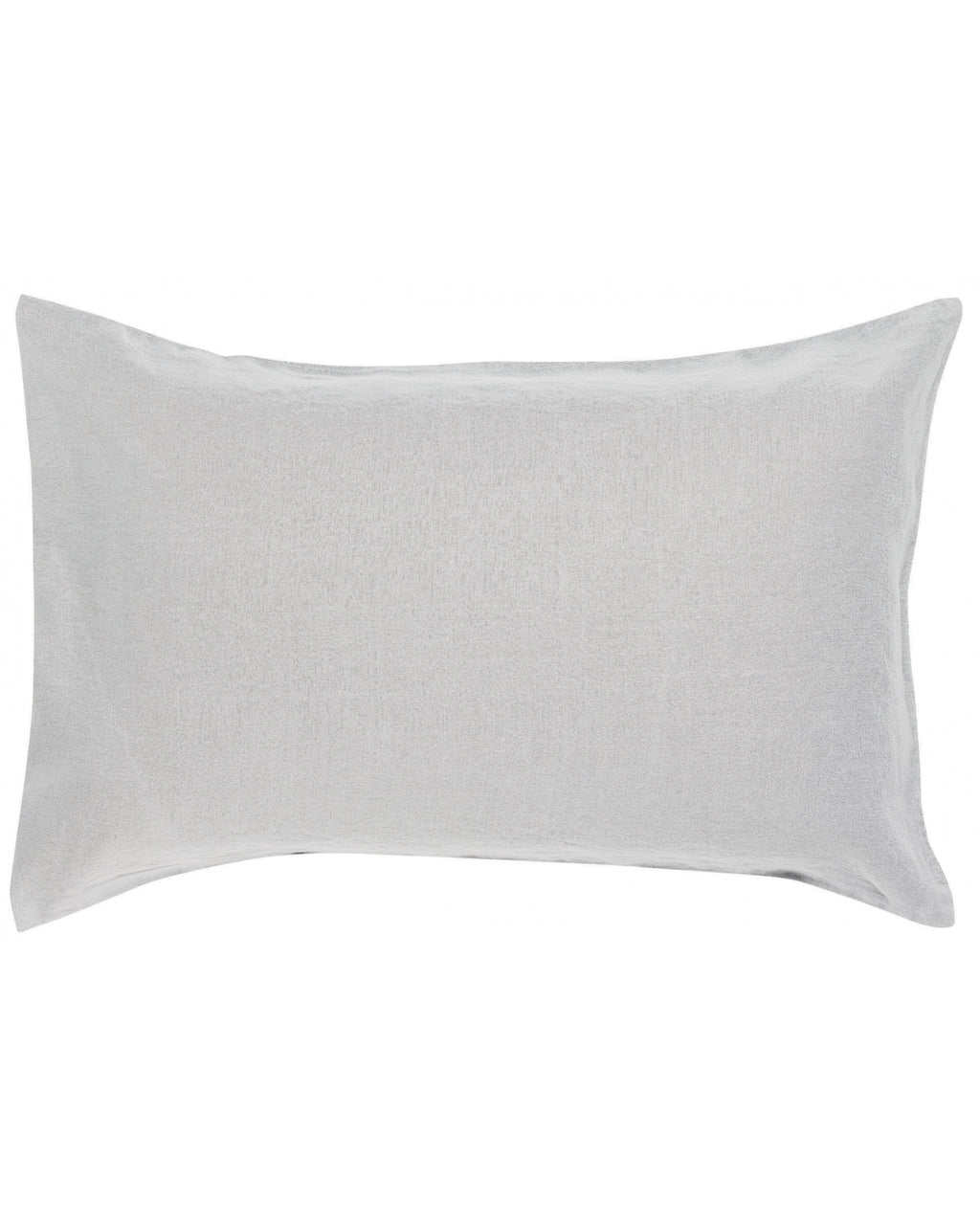 Zeff - Federa per cuscino in lino Stonewashed grigio perla, 50 X 75