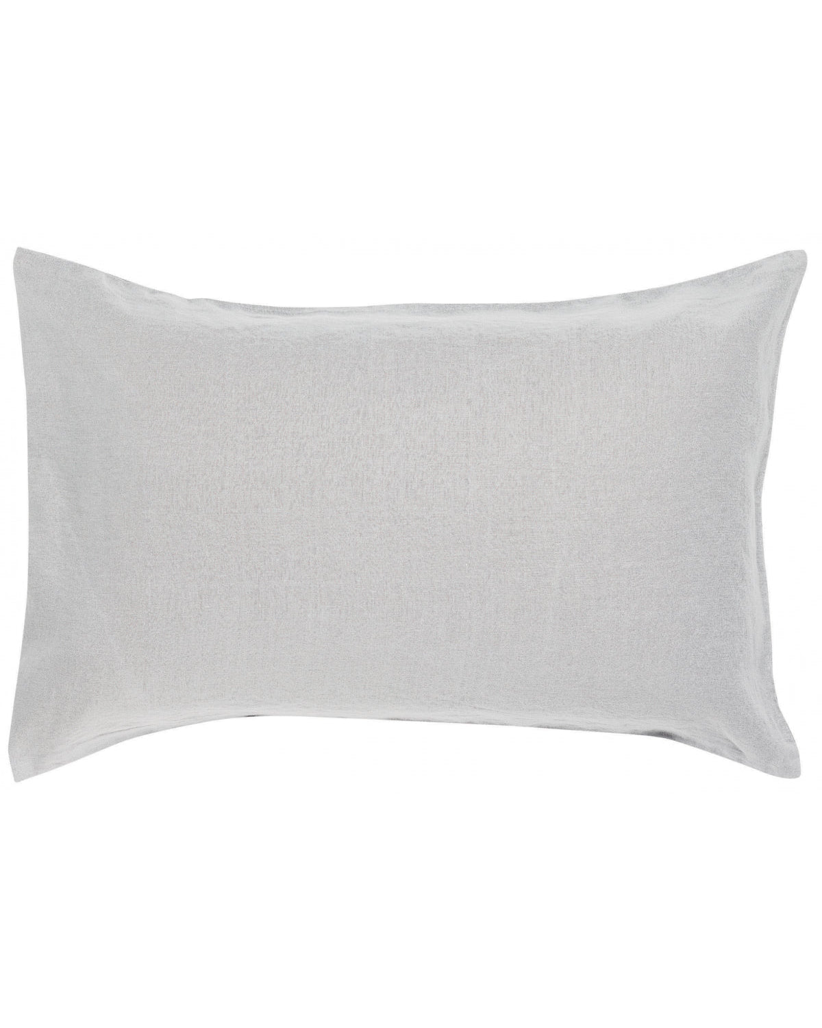 Zeff - Federa per cuscino in lino Stonewashed grigio perla, 50 X 75