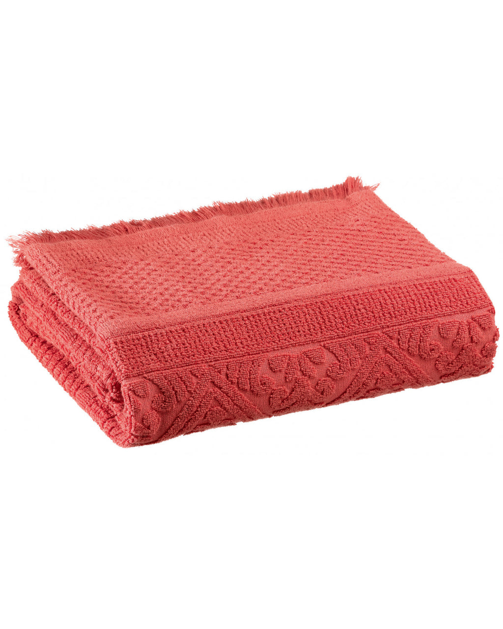 Zoe - Maxi asciugamano da bagno, rosso mattone 100 X 180