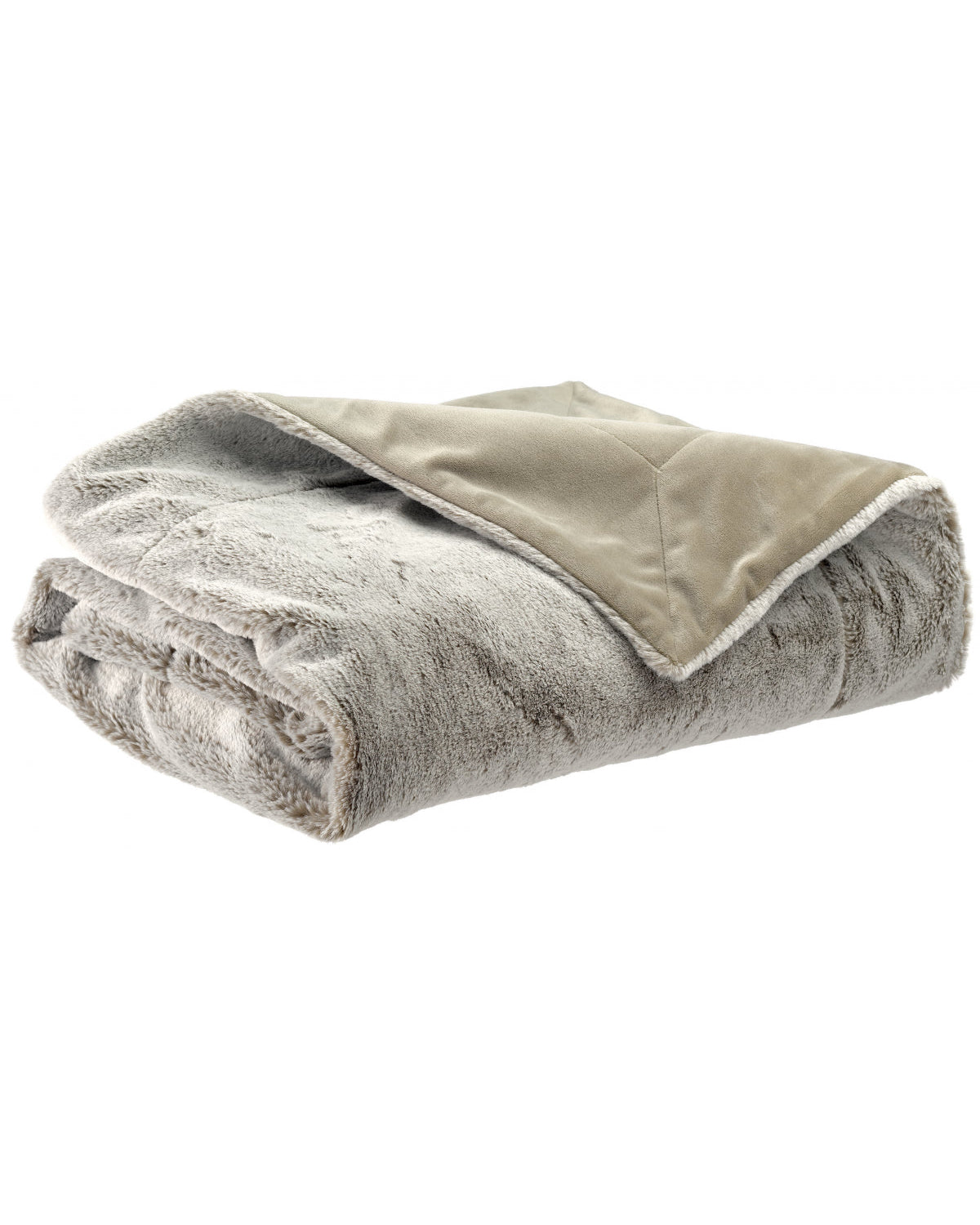 Kinta Naturel -  plaid in pelliccia sintetica, 130 X 160